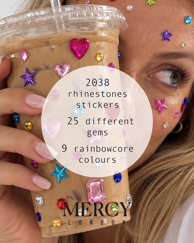 Bedazzle Everything Self Adhesive Gem Stickers 10 Sheets Large Chunky Jewels for Crafts, Adhesive Rhinestones in Saudi Arabia