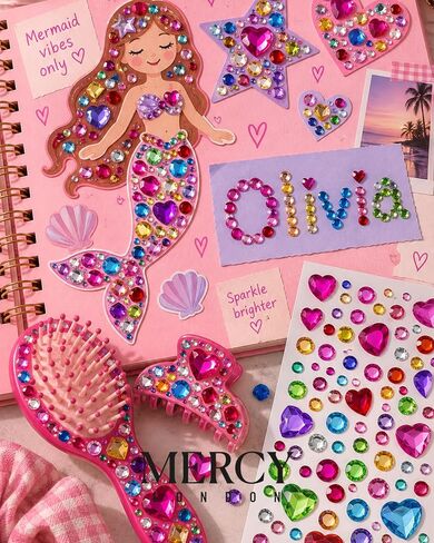 Bedazzle Everything Self Adhesive Gem Stickers 10 Sheets Large Chunky Jewels for Crafts, Adhesive Rhinestones in Saudi Arabia