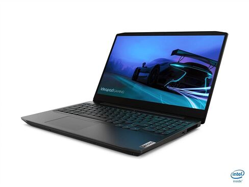 لينوفو نوت بوك للالعاب 3-15IMH05 81Y4002NUS بشاشة FHD 15.6 انش 1920×1080 ومعالج انتل كور i5 الجيل العاشر i5-10300H رباعي النواة 2.50GHz وذاكرة RAM 8GB وSSD 256GB لون اسود اونيكس in Kuwait