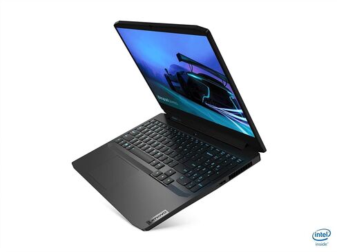 لينوفو نوت بوك للالعاب 3-15IMH05 81Y4002NUS بشاشة FHD 15.6 انش 1920×1080 ومعالج انتل كور i5 الجيل العاشر i5-10300H رباعي النواة 2.50GHz وذاكرة RAM 8GB وSSD 256GB لون اسود اونيكس in Kuwait
