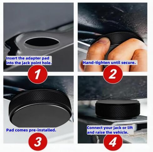 Lifting Jack Pad for Austin Built Tesla Model Y with 0.8 inch Jack pad Holes, 4 Pucks with a Storage Case in Kuwait