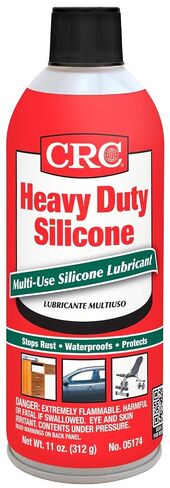 CRC Heavy Duty Silicone Lubricant, 11 Wt Oz, Clear Colorless Liquid in Kuwait