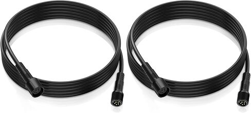 MICTUNING 10FT 5Pin Extension Wire Cable Cord for C1 C2 Q1 RGBW Series LED Rock Lights V1 Wheel Ring Lights (2 Pack) in Kuwait