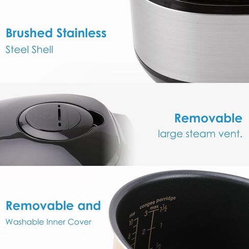 Midea Rice Cooker Slow Cooker Multi Cooker 10 Cup with Steamer Basket For Rice Food Vegetable Egg Automatic Keep Warm LED Digital Control in Saudi Arabia