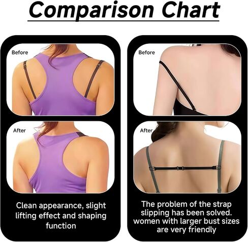 30 Pcs Bra Strap Clips, 6 Styles Bra Clips to Make Racerback in Saudi Arabia