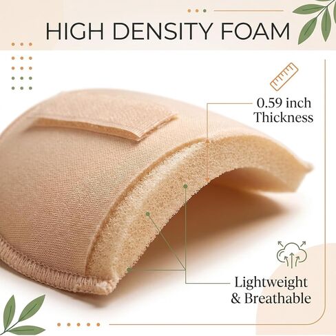 2 Pairs Shoulder Pads for Women Clothing,1.5cm Foam,Fix High Low Shoulders in Saudi Arabia