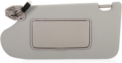 Nakuuly Left Driver Side Sun Visor Gray with Light, Without Sunroof Compatible with Nissan Altima 2013 2014 2015 2016 2017 2018 Replaces # 96401-3TA2A in Kuwait