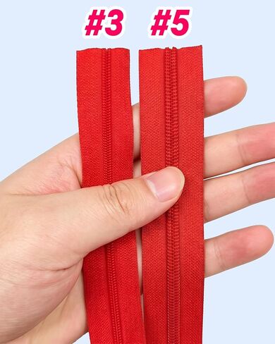 Lalolee 80 Yards 20 Colors #3 Nylon Coil Zipper Set with 200 Zippers Pull in Kuwait