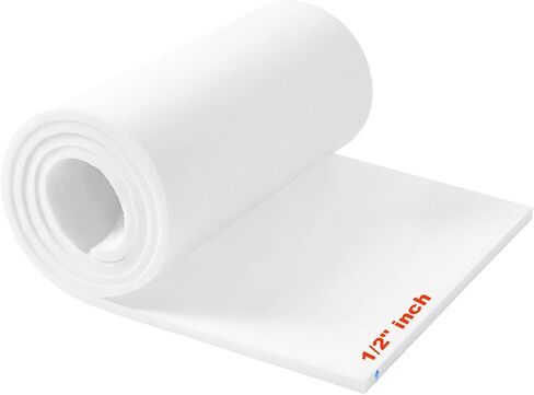Upholstery Foam 1/2" x 24" x 72", 1PC High Density ﻿Foam Couch Padding in Kuwait
