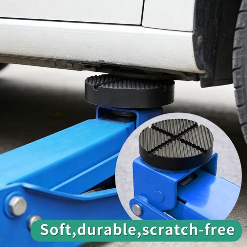 Universal Floor Jack Rubber Pad Jack Pad Adapter Pinch Weld Side Frame Rail Protector Puck/Pad (1 Pack) in Kuwait