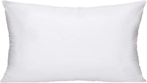 MoonRest Lumbar Pillow Form Insert Hypoallergenic Sham Stuffer, 100% Polyester Microfiber Fill, Lined with Woven Cotton Blend Cover for Decorative Pillow Couch Sofa Bed Cushions 13 X 20… in Saudi Arabia