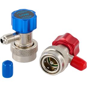 محولات التوصيل السريع OMT R134a، محولات قياس متعددة R134a وتركيبات الخراطيم موصلات HP وLP لنظام تكييف السيارة R134a، مشاعل 1/4 بوصة، قطعتان in Kuwait