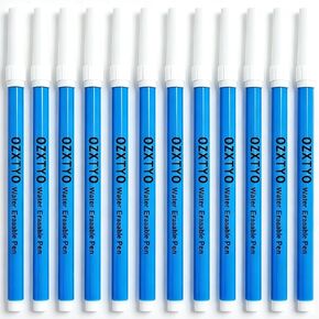 OZXTYO Washable Fabric Markers for Sewing,5 Pack,Blue,Erasable in Kuwait