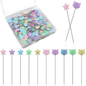 200PCS Sewing Pins for Fabric, Straight Pins Sewing with Flat Head Pins in Kuwait