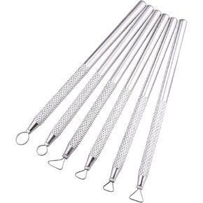 DIYOOHOMY 18 Pcs Polymer Clay Tools Kit, Rolling Pin with Thickness Rings in Kuwait