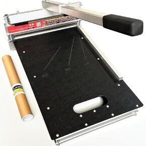 Heavy Laminate/Vinyl Plank Cutter 13"; Instant 15/30/45 Angles to Cut Laminate, LVP/T, VCT, SPC, LSPC, VSPC, ABC, WPC, PVC, Engineer floor, Siding & More in Just 1 Step！ in Kuwait