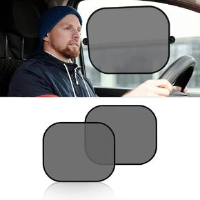 Car Rear Window Sunshade with Suction Cup, Sun UV Rays Protection for Car Back Window, Sunlight Shield Blocker Mesh Cover for Rear Facing Seats, Car Accessories for Baby, Pets, Children （39"x19"/Rear） in Saudi Arabia