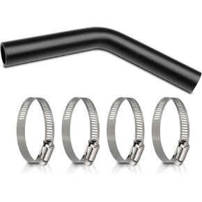 Gasoline Fuel Filler Neck Hose with 4 Hose Clamps - 5/16" ID Fuel Hose - Reinforced 90 Degree in Saudi Arabia