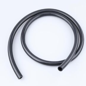 High Performance Silicone Vacuum Tubing Hose, ID 1/8" (3mm), Wall Thickness 2mm, 3.3 Feet per roll (1 Meter), Black 60 psi Maximum Pressure in Saudi Arabia