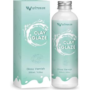 WITOROR 200ml Air Dry Clay Glaze, High Gloss Protective Sealer & Varnish in Saudi Arabia