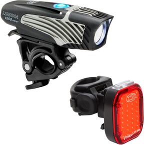 NiteRider Lumina 1200 Boost USB ضوء الدراجة القابل لإعادة الشحن، مصباح أمامي قوي للدراجة، ضوء أمامي LED سهل التركيب للرجال والنساء، الطريق الجبلية، المدينة، التنقل، المغامرة، ركوب الدراجات، مصباح يدوي للسلامة in Kuwait