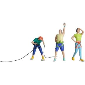 3pcs Rock Climbing Figures 1:64 Scale for DIY Scenes in Kuwait