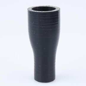 AC PERFORMANCE ID 2" to 1.5" (51mm to 38mm) Straight Reducer Coupler, Length 3" (76mm), 3-Ply Reinforced, Automotive Pure Silicone Hose, Black in Saudi Arabia