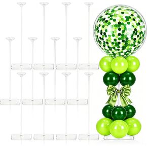 JOYYPOP 4 Set Balloon Stands for Table Clear 15.75 in Adjustable in Kuwait