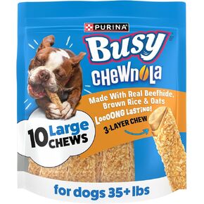 Purina Busy Chewnola Small/Medium Dog Bones, Oats & Brown Rice, 10 ct Pouch in Saudi Arabia