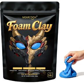 MEARCOOH Modeling air Dry Foam Clay White Cosplay Magic Clay 100g (3.53oz) in Kuwait