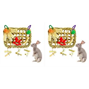 Rabbits Chew Toy, Bunny Cage Hanging Chew Toys and Treats in Saudi Arabia