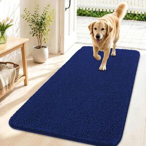 Grandaily Dog Door Mat for Muddy Paws 30x20, Chenille Dirt Trapper Doormat in Kuwait