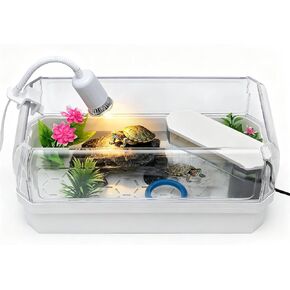 Turtle Tank Starter Kit for Baby Turtle,6.57 Gallon Aquarium Medium in Kuwait