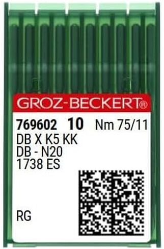 GROZ-BECKERT - 100PCS Groz-Beckert DBXK5 KK 1738KK DB-N20 Needles (80/12) in Saudi Arabia