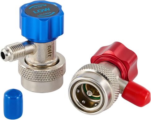 محولات التوصيل السريع OMT R134a، محولات قياس متعددة R134a وتركيبات الخراطيم موصلات HP وLP لنظام تكييف السيارة R134a، مشاعل 1/4 بوصة، قطعتان in Kuwait