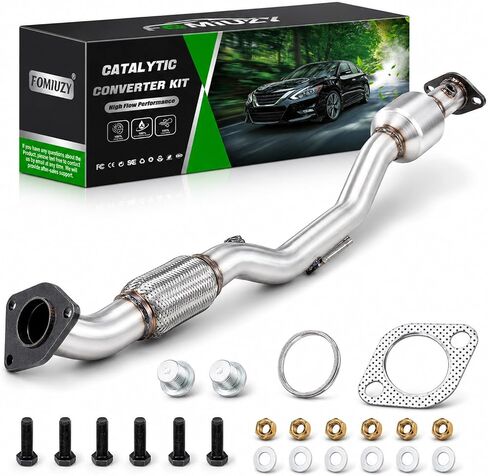 FOMIUZY High Flow Front Catalytic Converter Kit Direct-Fit Nissan Altima 2007 2008 2009 2010 2011 2012 2013 2.5L Replaces 674-933 140E2-ZX31E(EPA Compliant) in Kuwait