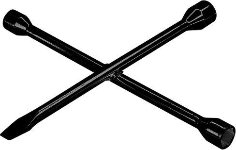 Performance Tool W11 Black 25-Inch Truck SAE/Metric 4-Way Cross Lug Wrench in Kuwait