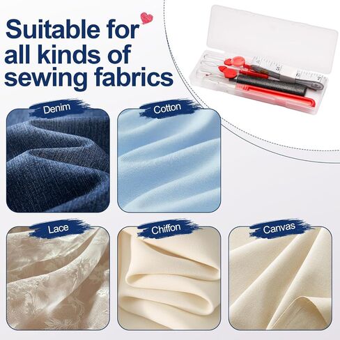 Seam Ripper Tool Kit 4 PCS 2 Large & 2 Small with Threaders & Tape Measure in Kuwait
