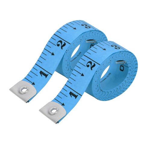 Pack of 2 Fabric Tape Measure, Measuring Tape for Body |Soft Measuring Tape for Sewing Cloth & Weight Loss Medical Body Measurement Nursing Craft 60 inch,150 cm in Kuwait