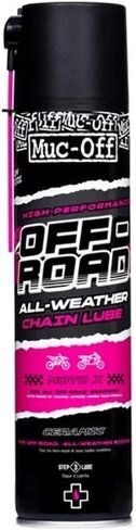 Muc-Off Off-Road Motorcycle Chain Lube, 13.5 fl oz - Motorcycle Chain Lubricant, Chain Wax for All Conditions - Chain Oil for Motocross, MX, Dirt Bike in Kuwait