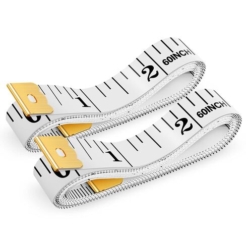 iBayam Soft Tape Measure 60" Double Scale Body & Sewing Tape, 2-Pack in Saudi Arabia