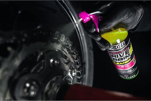 Muc-Off Powersports Drivetrain Cleaner, 16.9 fl oz - Chain Cleaner and Degreaser Spray for Motorcycle Cleaning - Advanced Motorcycle Cleaner in Saudi Arabia
