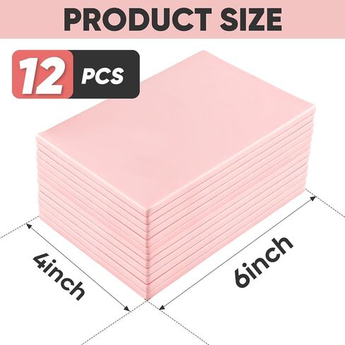 TEAWOO 12Pcs Linoleum Blocks for Printmaking, 4"x6" Premium Rubber Stamps in Saudi Arabia