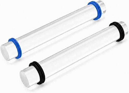 Diyoohomy Clay Rolling Pin Thickness Rings, Acrylic Roller Polymer Tools in Kuwait