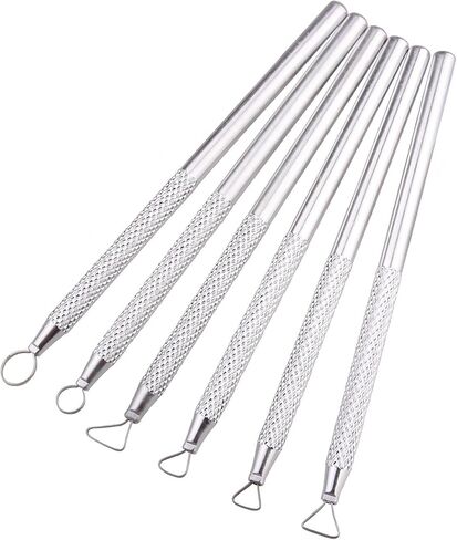 DIYOOHOMY 18 Pcs Polymer Clay Tools Kit, Rolling Pin with Thickness Rings in Kuwait