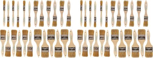 Pro Grade Chip Brushes, Disposable Paint Brushes, Assorted Sizes, 24 Piece in Saudi Arabia