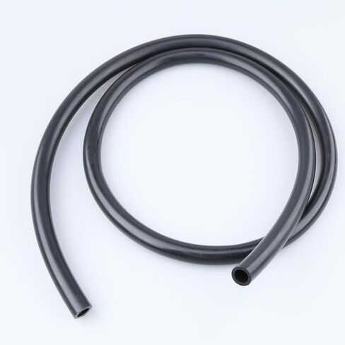 High Performance Silicone Vacuum Tubing Hose, ID 1/8" (3mm), Wall Thickness 2mm, 3.3 Feet per roll (1 Meter), Black 60 psi Maximum Pressure in Kuwait
