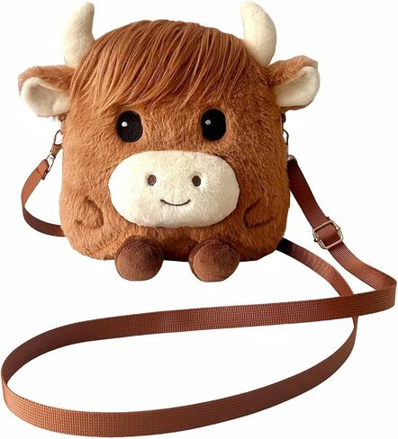 Animal Plush Crossbody Bag, Stuffed Animal Purse Gift in Kuwait