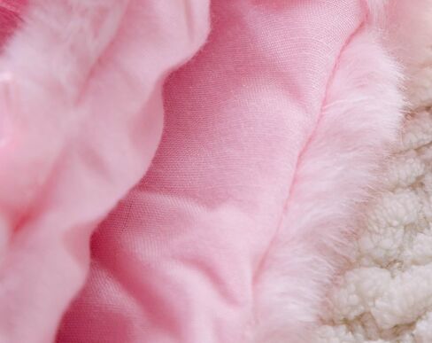 Rabbit Plush Bunny Handbags Soft Fluffy Rabbit Animal Tote Bags Toys Purses Pouch for Kids Girls Pink in Saudi Arabia