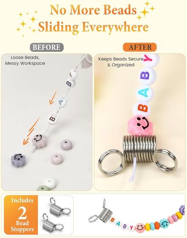 ZUSHALLMY Bracelet String Kit, 4 Rolls 1mm Elastic Cord, 660 FT Total in Saudi Arabia